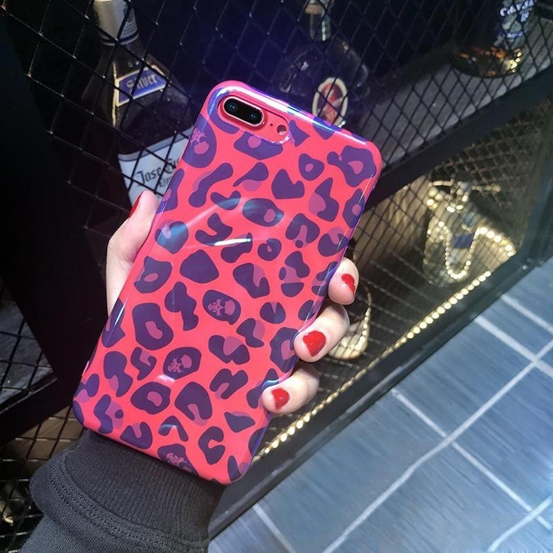 Funda Para iPhone Leopardo Nieve Dama Animal Print Mujer 3d