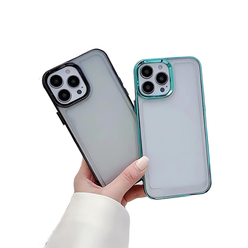 Funda Premium Rigida para iPhone XR + Mica Elegante Uso Rudo