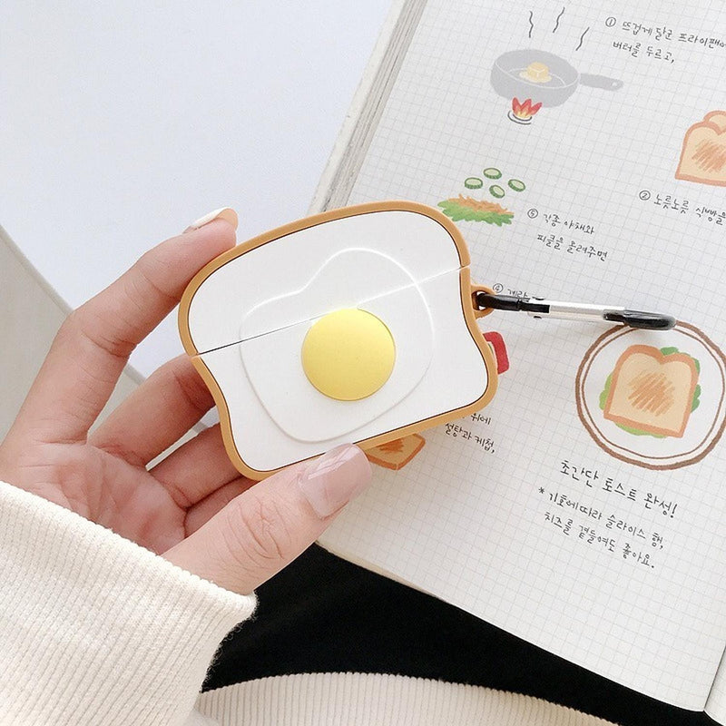 Funda para AirPods Comida Snack Goma Mujer Niño Protector 3D