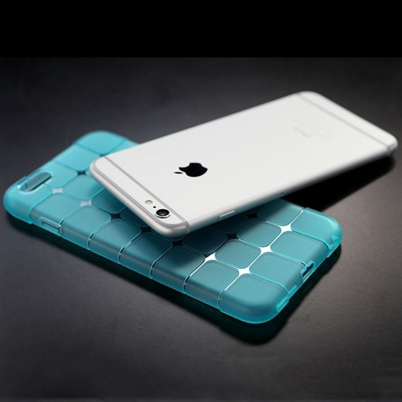 Funda Para iPhone Cubos Goma Hombre Mujer Cuadros Figuras 3d