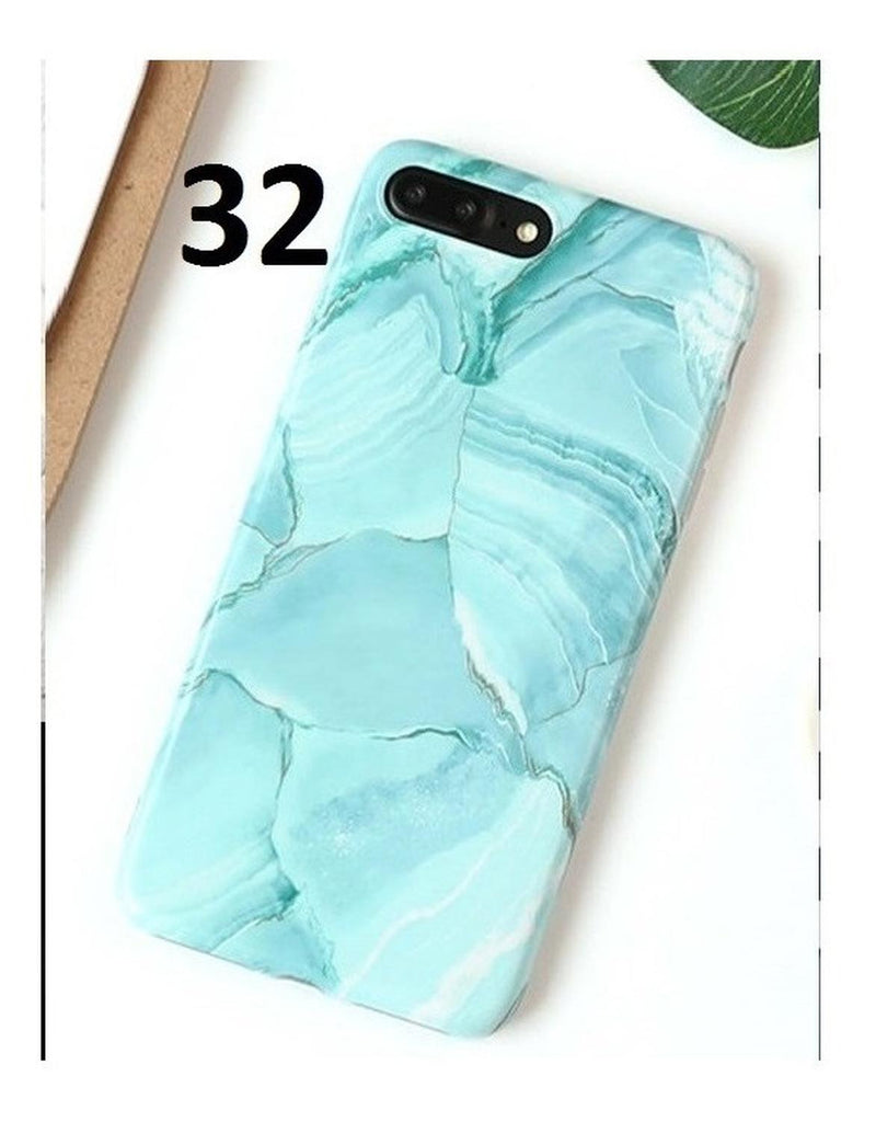 Case Para iPhone Marmol Goma Dura Dama Hombre Mujer Retro