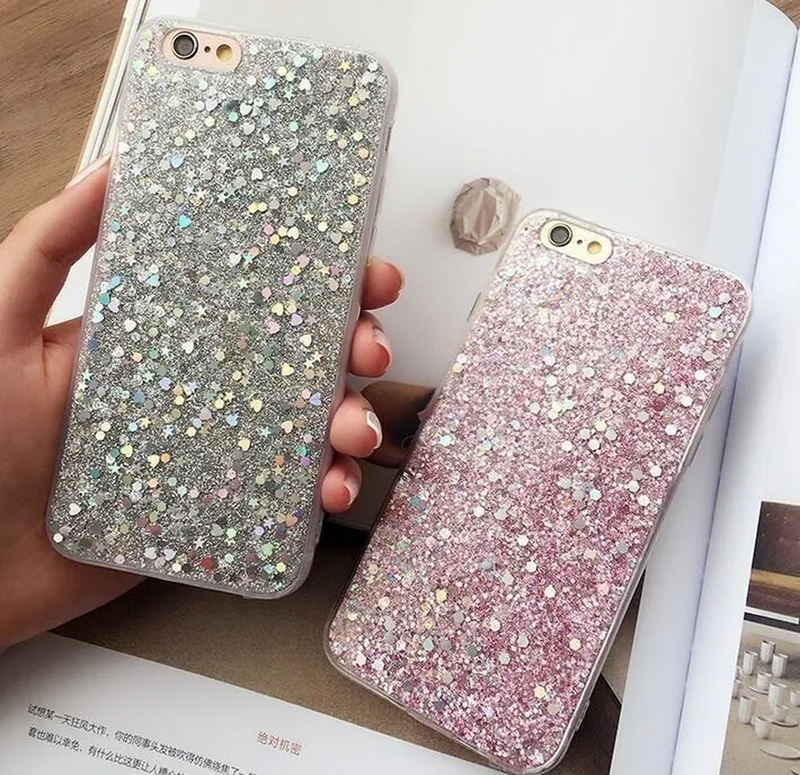 Funda Glitter para iPhone Brillo Diamantes Escarcha Diamante