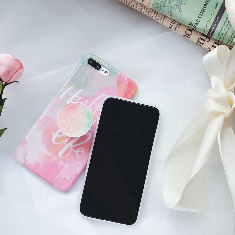 Funda Para iPhone Marmol Mujer Protector Resistente Dama 3D