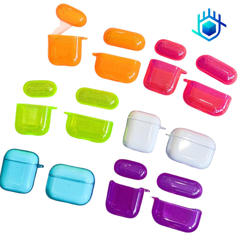 Funda Candy Neon para AirPods Case Uso Rudo Mujer 3d Hombre