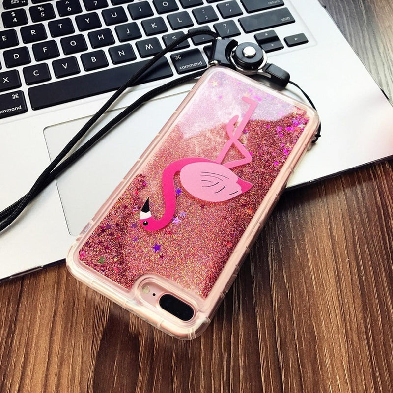 Funda para iPhone Flamingo Animales Hombre Mujer Protector