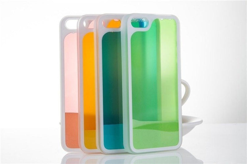 Funda Arena Liquido Brilla Obscuridad Glow 5 5s Se 6 6s Plus