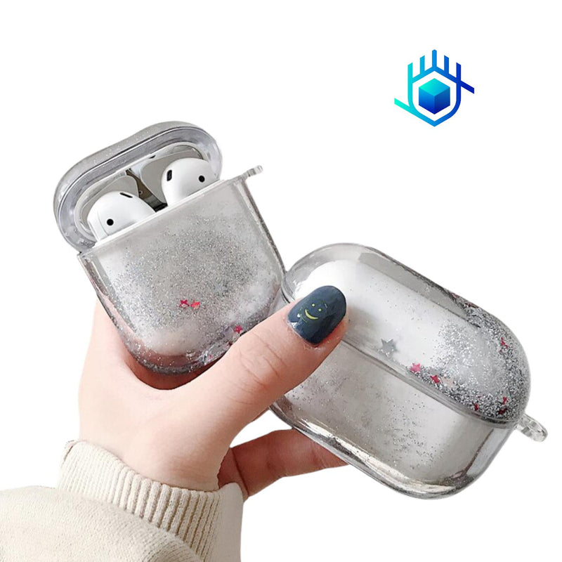 Funda Brillos Liquido para AirPods Case Uso Rudo Mujer Dama