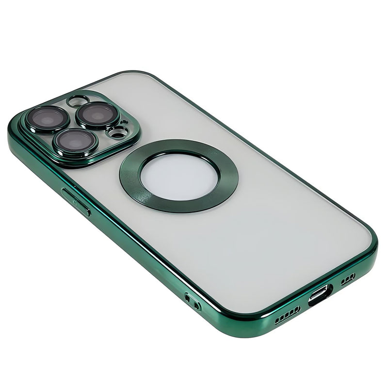 Funda de Lujo Goma para iPhone 8/7 Plus + Mica Case Elegante