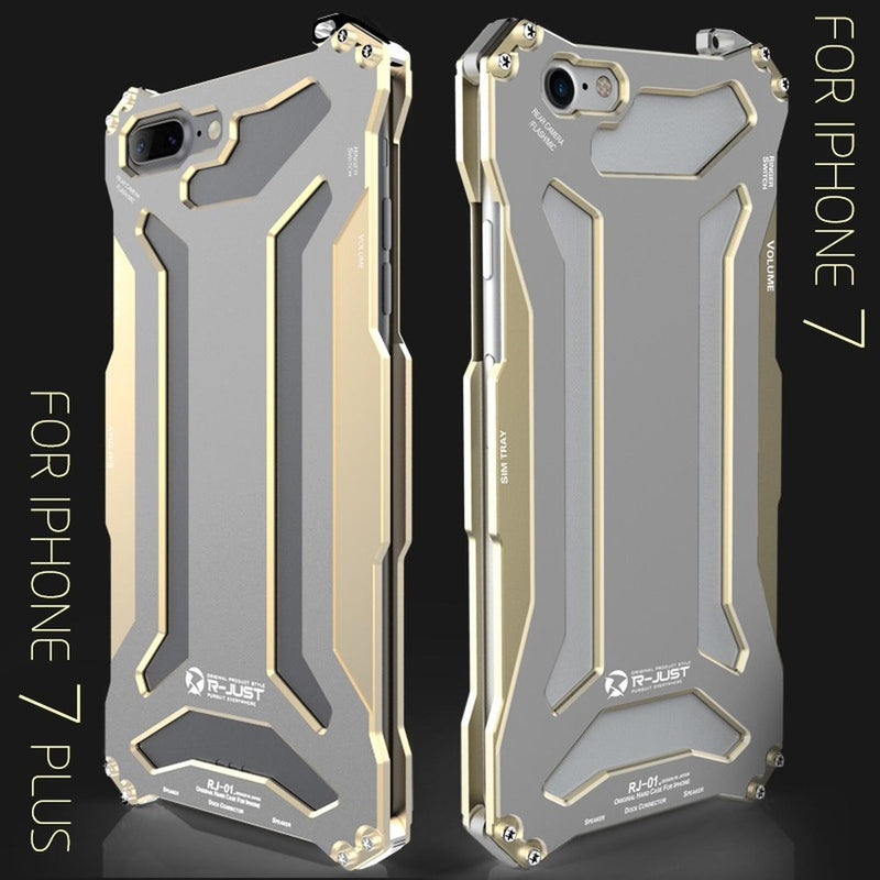 Funda Case Armadura De Aluminio iPhone 6 6s 7 8 Plus Rigido