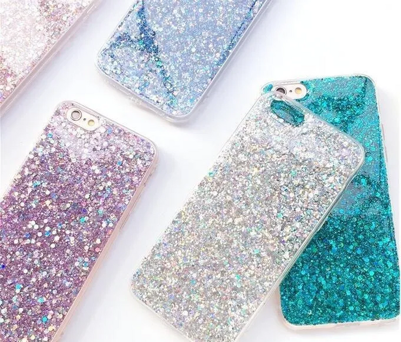 Funda Glitter para iPhone Brillo Diamantes Escarcha Diamante