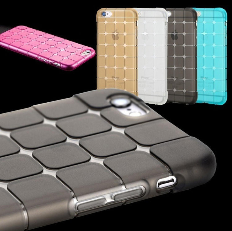 Funda Para iPhone Cubos Goma Hombre Mujer Cuadros Figuras 3d