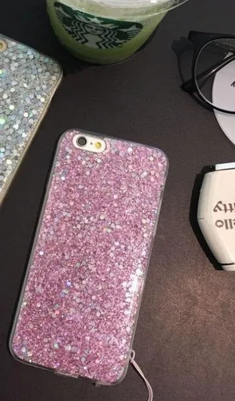 Funda Glitter para iPhone Brillo Diamantes Escarcha Diamante