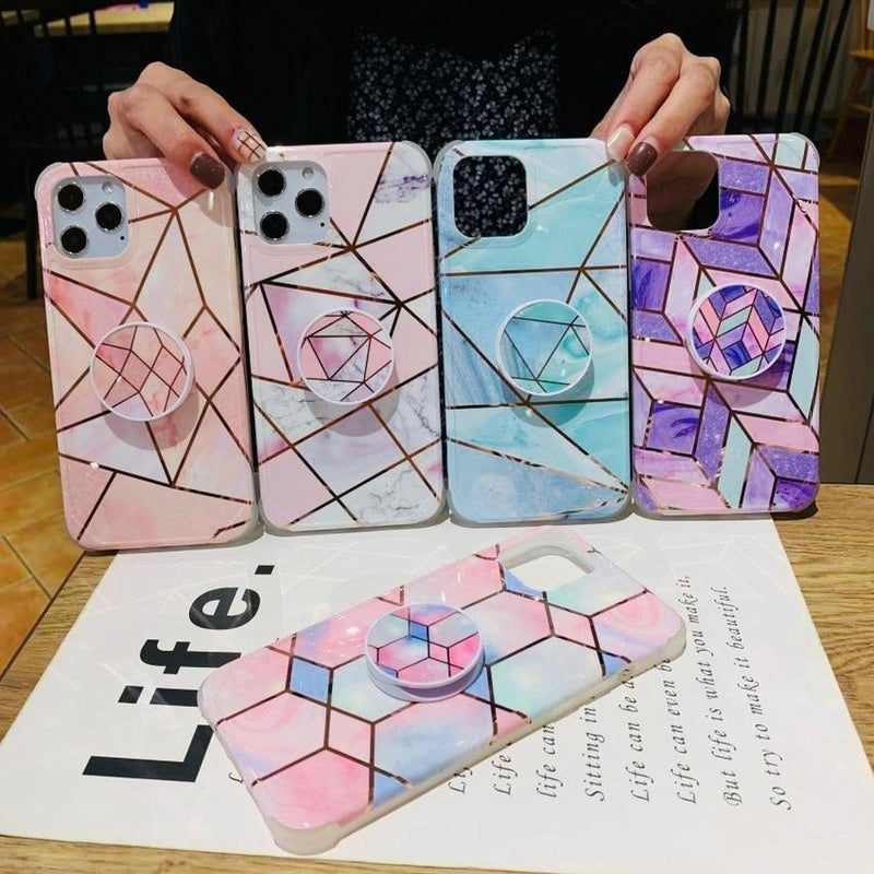 Funda Premium para iPhone Geometria Mujer Reforzada Fuerte