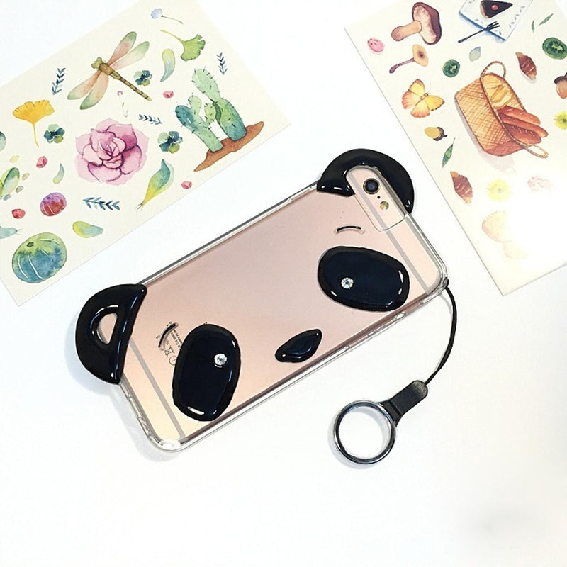 Funda Para iPhone Cara Panda Oso Osito Dama Mujer Hombre Zoo