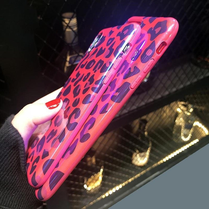 Funda Para iPhone Leopardo Nieve Dama Animal Print Mujer 3d