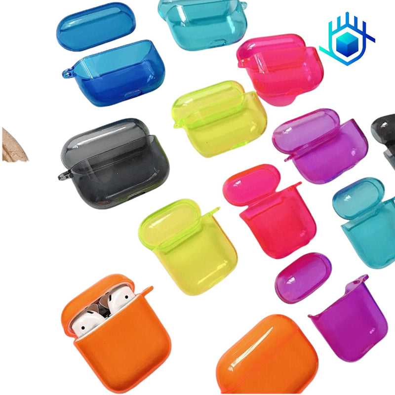 Funda Candy Neon para AirPods Case Uso Rudo Mujer 3d Hombre