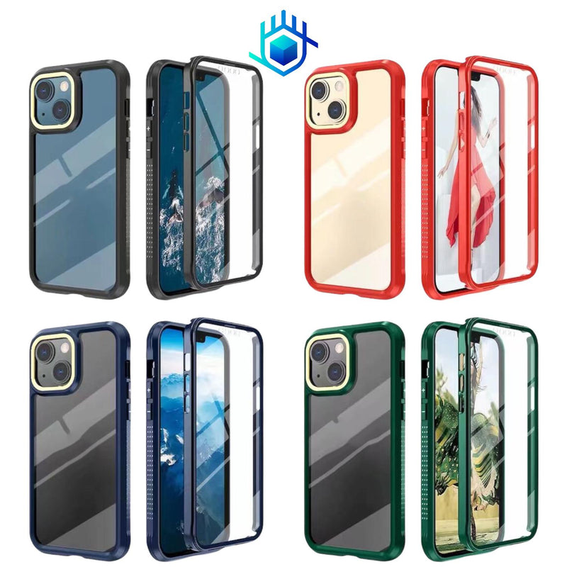 Funda Premium para iPhone + Mica Armadura Rudo Cobertura 360