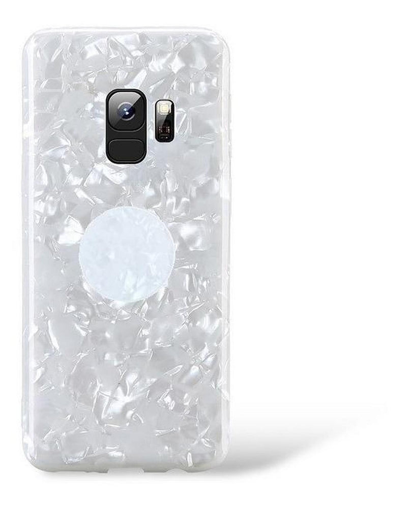 Funda Compatible Con Galaxy Cristal Marmol Mujer Dama Case