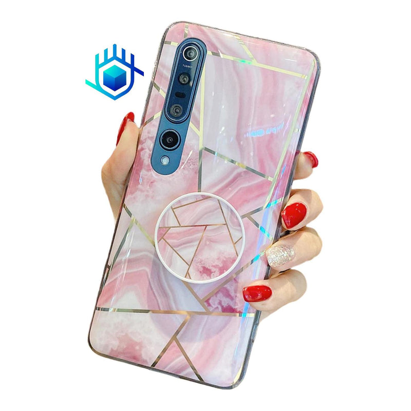 Funda Para Huawei + Mica Lineas Case Mujer Protector Mujer