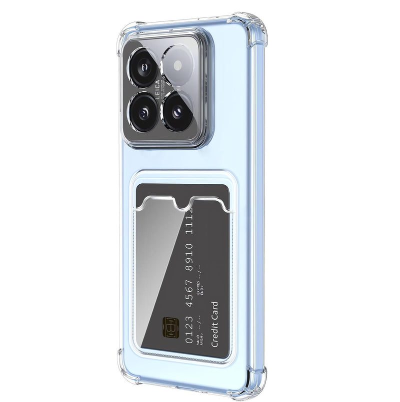 Funda Goma Porta Tarjeta para Galaxy + Mica Protector Fuerte