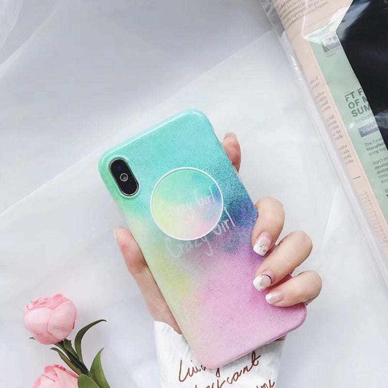 Funda Para iPhone Marmol Mujer Protector Resistente Dama 3D