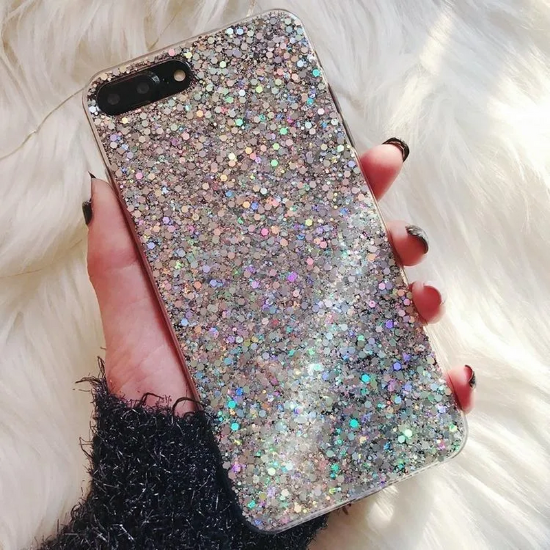 Funda Glitter para iPhone Brillo Diamantes Escarcha Diamante