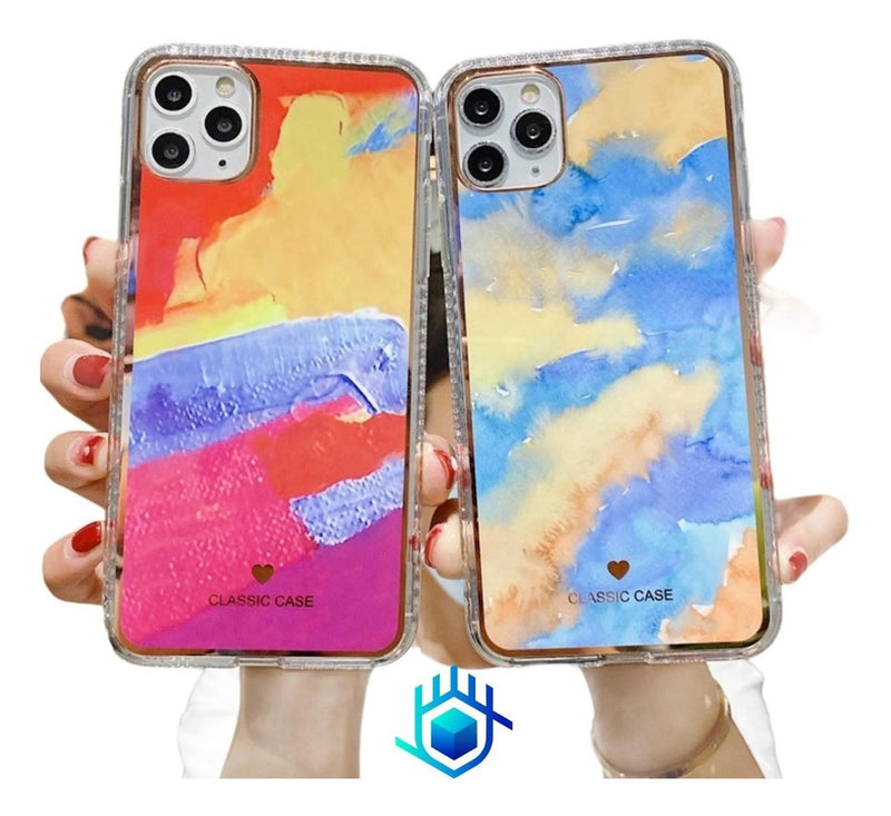 Funda Para iPhone Pintura Dama Mujer Hombre Arena Marmol 3d