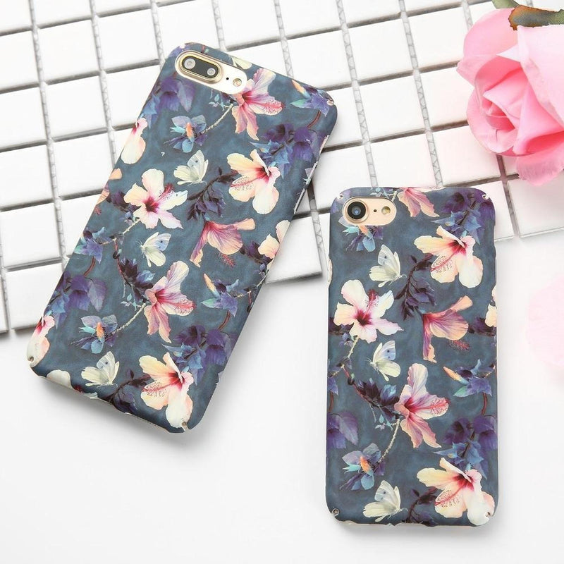 Case Mariposas Para iPhone Flores Dama Mujer Arte Bosque 3d