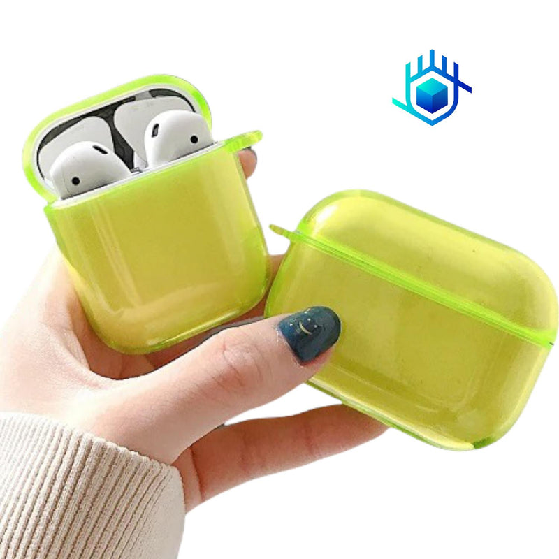 Funda Candy Neon para AirPods Case Uso Rudo Mujer 3d Hombre