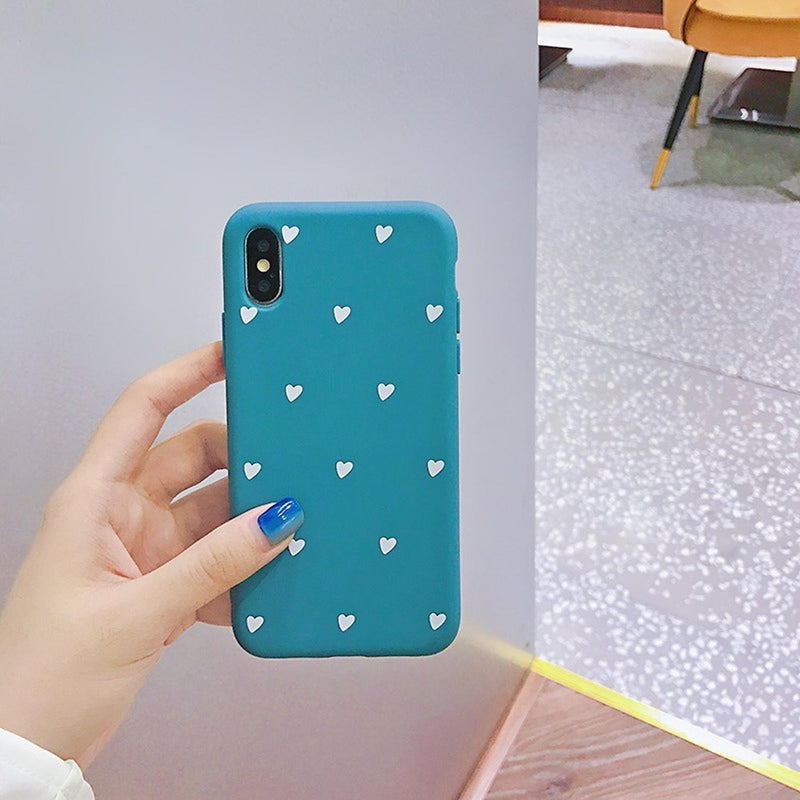 Funda para iPhone Corazones Mujer Case Da Protector Parejas