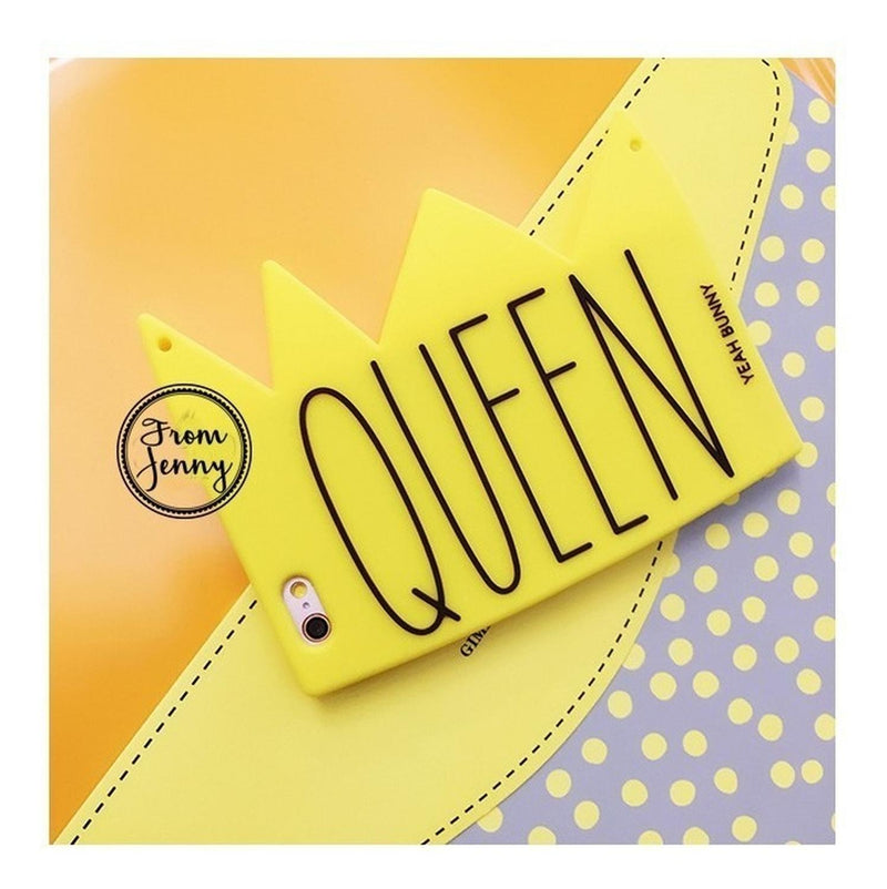 Funda Queen Para iPhone Cadena Dama Mujer Reina Elite Chic