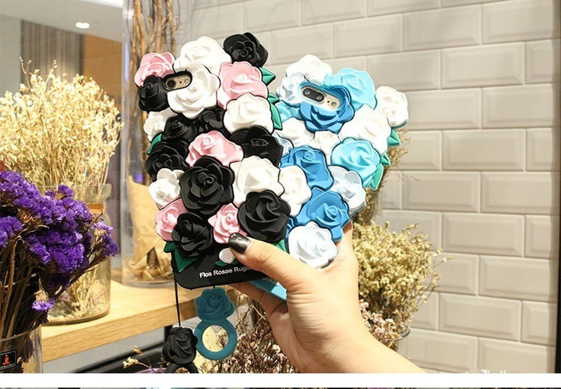 Case De Flores Para iPhone Dama Mujer Moda Amor Regalo Love