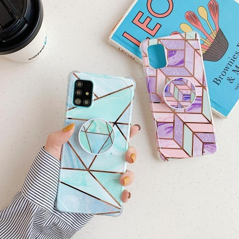 Funda Premium para iPhone Geometria Mujer Reforzada Fuerte