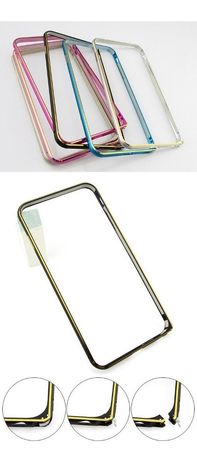 Funda Bumper para iPhone Aluminio Super Delgado Ligero Case