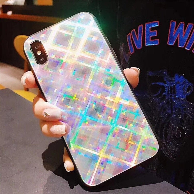 Funda Para iPhone Rombos De Cristal Hombre Mujer 3d Tornasol