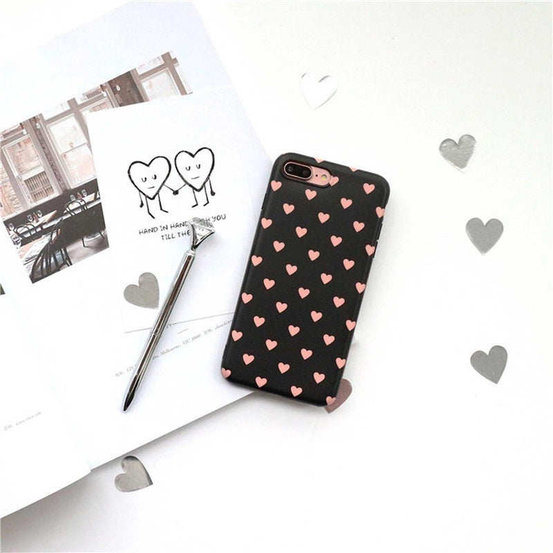 Funda Corazon De Goma Para iPhone Dama Hombre Mujer Novios