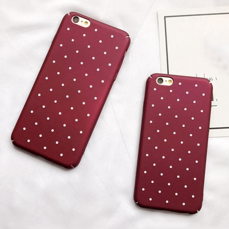 Funda Case Para iPhone Puntos Caballero Hombre Mujer Polka