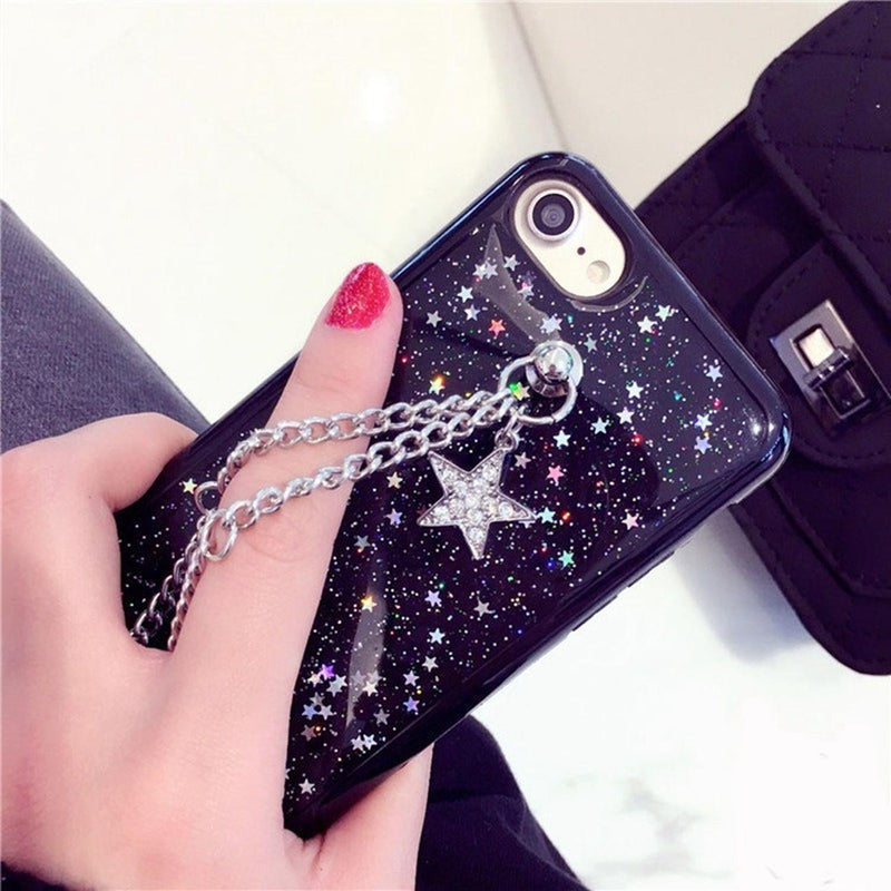 Funda Para iPhone Estrellas Cadena Espacio Universo Hombre