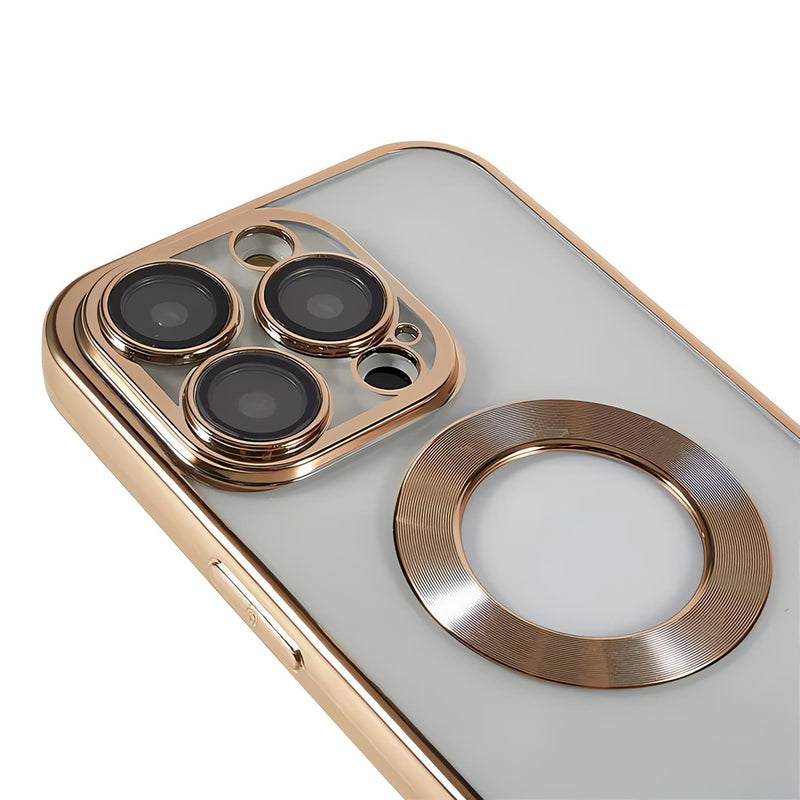 Funda de Lujo Goma para iPhone 8/7 Plus + Mica Case Elegante