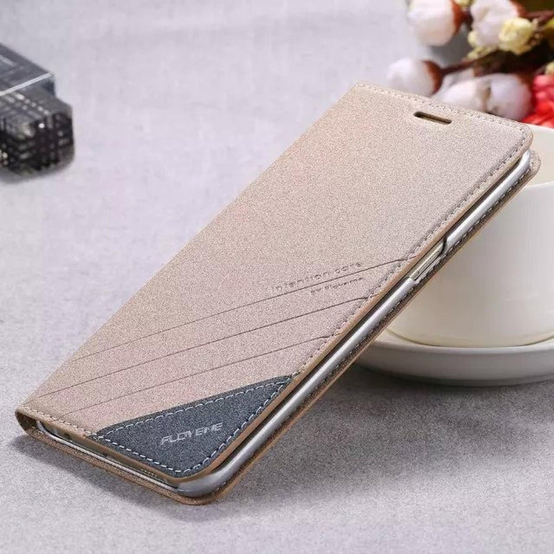 Funda Flip para iPhone Galaxy Cartera Hombre Mujer Billetera