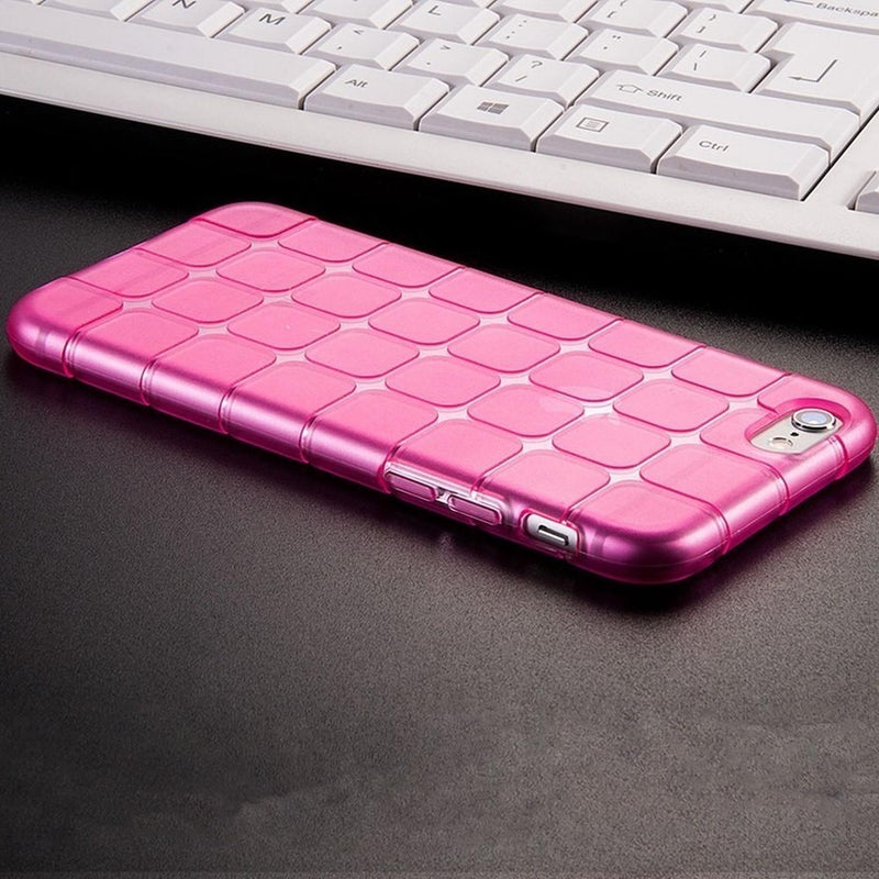 Funda Para iPhone Cubos Goma Hombre Mujer Cuadros Figuras 3d