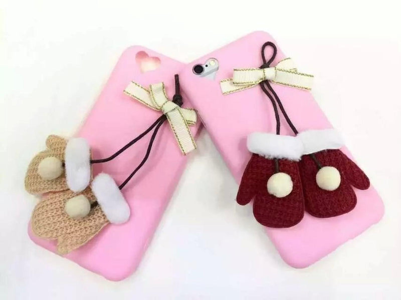 Funda Para iPhone Guantes Colgando Navidad Mujer Christmas