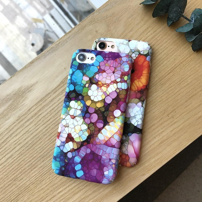 Funda Para iPhone Pintura Flores Arte Oleo Mujer Hombre Moda