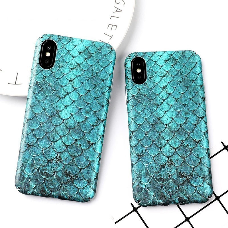 Funda Para iPhone Piel Dragon Escamas Hombre Mujer Sirena 3d