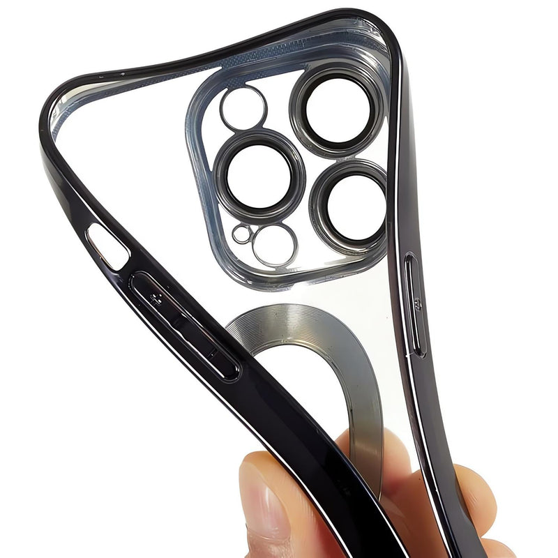 Funda de Lujo Goma para iPhone 8/7 Plus + Mica Case Elegante