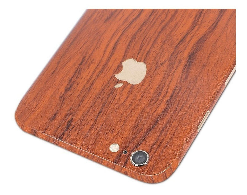 Sticker Tipo Madera iPhone Hombre Mujer Protector Pegatina