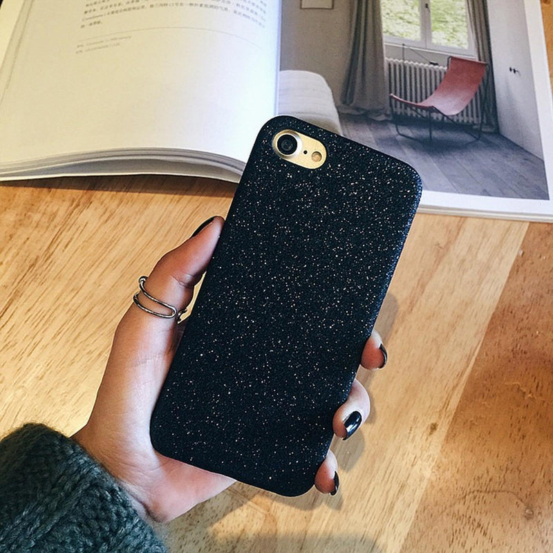 Funda para iPhone Brillos Delgada Glitter Piedras Diamantes