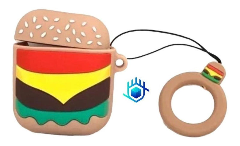 Funda para AirPods Comida Snack Goma Mujer Niño Protector 3D