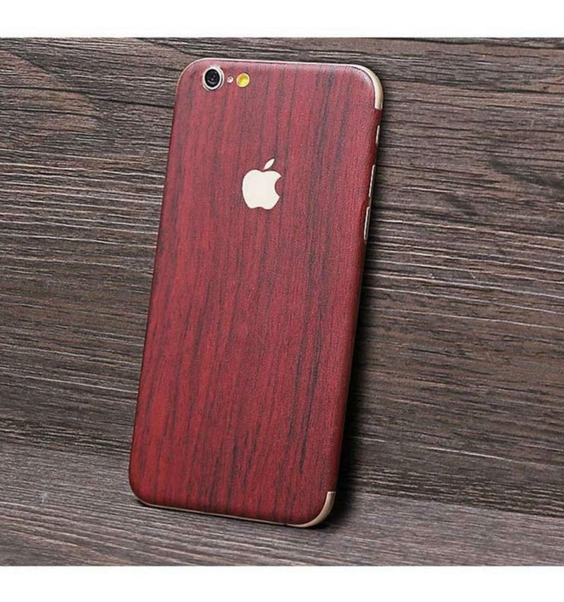 Sticker Tipo Madera iPhone Hombre Mujer Protector Pegatina