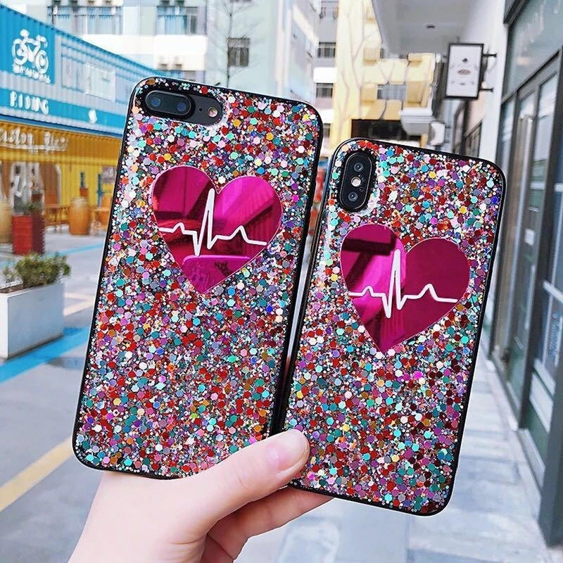 Funda Para iPhone Corazon Pulso Ritmo Cardiaco Mujer Hombre